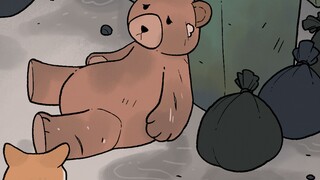 [Animation] Ketika Kucing Liar Bertemu Teddy Bear yang Terbengkalai