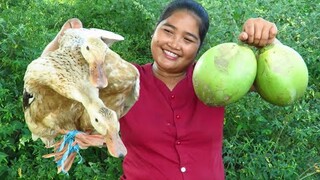 Yummy Cooking Duck with coconut recipe & Cooking Life