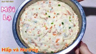 Nhà có sẵn bột mì làm bánh này thơm ngon đủ dinh dưỡng, thích hợp cho bữa sáng- Round bread