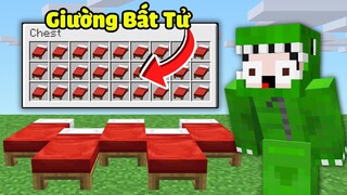 Minecraft Bedwars, Nhưng Sở Hữu Giường Bất Tử Vô Hạn Troll Noob Team ??