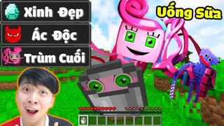 Vinh Uống Sữa Của Mommy Long Legs Tập 30 : UỐNG SỮA TẤT CẢ MỌI THỨ TRONG MINECRAFT* Tay Dài Quá 😣😥