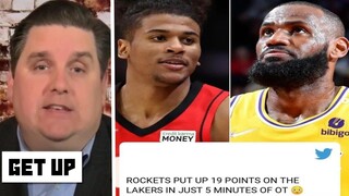 "Can't believe that embarrassed loss" - Brian Windhorst on Rockets 19 pts in OT win Lakers