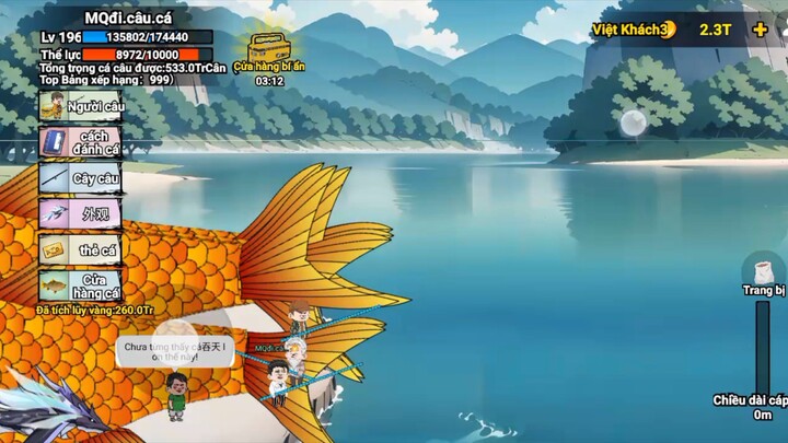 combo đánh bại cá nước ngọt( ngư cá nuốt trời)