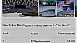 Biggest arena in the world nasa Philippines pala.😲