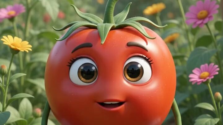 Funny Tomato Story 😂🍅 | Urdu AI Video | AI Dunia