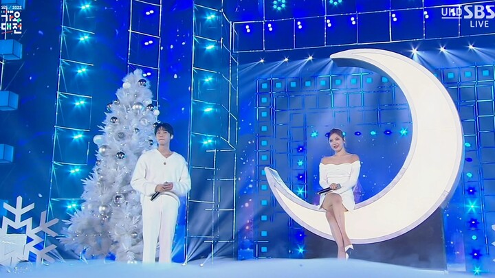 【4K 60fps】Ningning & Kim Do-young – Happy Together (221224 SBS UHD Gayo Daejeon)