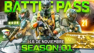 ASÍ ES EL PASE DE BATALLA TEMPORADA 1 DE COD WARZONE 2 Y MW2