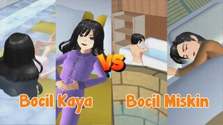 BOCIL KAYA VS BOCIL MISKIN [SAAT MANDI PAGI] || DRAMA SAKURA SCHOOL SIMULATOR