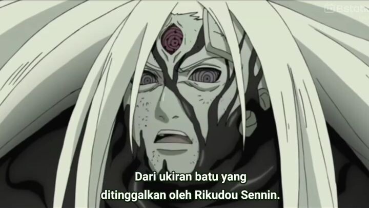 Moment munculnya Otsutsuki Kaguya.