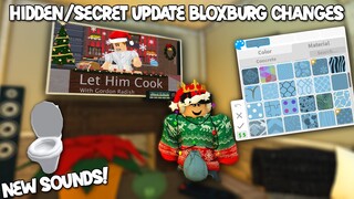 HIDDEN SECRET CHANGES AND DETAILS IN THE NEW BLOXBURG CHRISTMAS UPDATE