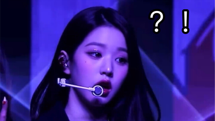 打歌舞台灯光没打开，秒变懵猪猪