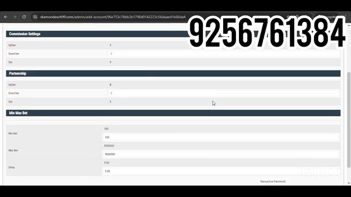 Diamond exchange | master I’d | Admin I’d |Against I’d || MDL| How to create Account |deposit| withd