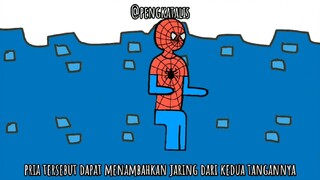 AWAL MULA SPIDERMAN DENGAN KEARIFAN LOKAL| ANIMASI LUCU - KARTUN LUCU | #ANIMASTRIP