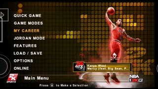 NBA 2K13 (PSP) Jazz vs Rockets, Eliminations, My Career, Season 3. PPSSPP emulator.