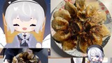 Japanese girl makes dumplings on New Year's Day but fails