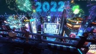 Onmyoji Arena x BudLight collaboration special animation movie for New Years Eve