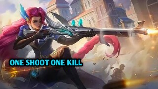 Hanya satu tembakan Lesley one shoot one kill