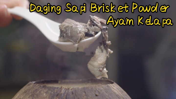 Daging Sapi Brisket Powder + Ayam Kelapa
