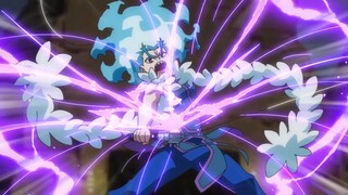 BEYBLADE BURST SURGE Hindi Episode 8 The Jet-Black Sun! Vex Lucius!