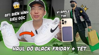 HAUL đồ BLACK FRIDAY + TẾT từ Local Brand đến Luxury Brand: ví Apple, Nike AF1 siêu lạ!