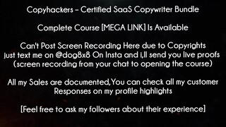 Copyhackers Course Certified Saas Copywriter Bundle download