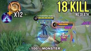 Brutal Basic Attack!! Invisible Monster ~ Build Top 1 Global Aamon ~ Mobile Legends