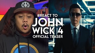 #React to JOHN WICK 4 Official Teaser