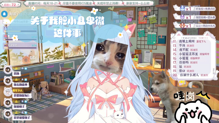 关于我胆小且卑微这件事 家人们都不许传出去！