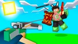 USING a CROSSHAIR! in Roblox Bedwars... [EP2]