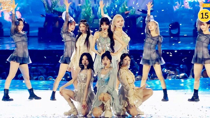 IVE 240106 المسرح في حفل توزيع جوائز التسجيلات الذهبية: «Baddie + Holy Moly + I AM»