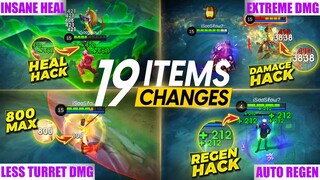 19 ITEM CHANGES IN MLBB AND HOW TO ADAPT THEM