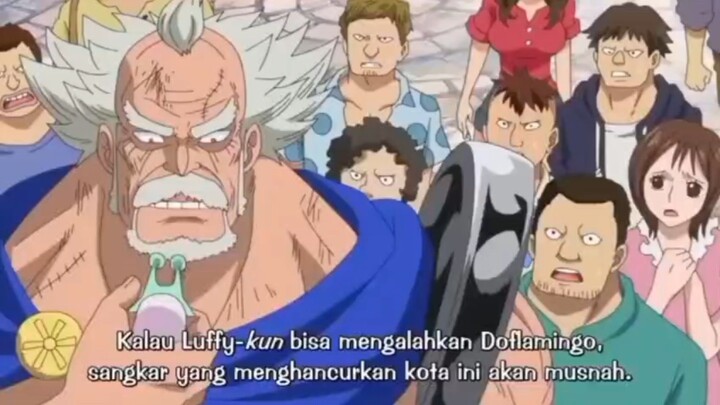 Luffy Kun bertemu doflamingo
