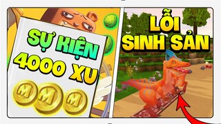 MINI WORLD: HÉ LỘ EVENT HƠN 4000 XU TIỀN GIẢI THƯỞNG, CÁC LOẠI LỖI SINH TỒN MỚI