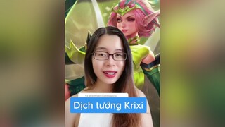 Trả lời  Krixi của em đây 🥰 hoctienganh cogiaoquynh lienquan tiktokggvn lienquanmobile garena dcgr LearnOnTikTok hoccungtiktok