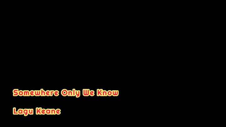 smewhere only we know-keane