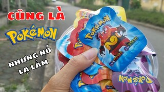 Cũng là pokemon mà nó lạ lắm - Chơi thử kẹo nổ pokemon @Huyện Lê