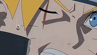 Boruto is forced to become an enemy of the Ninja World, and Sarada awakens her Mangekyō and asks Sas