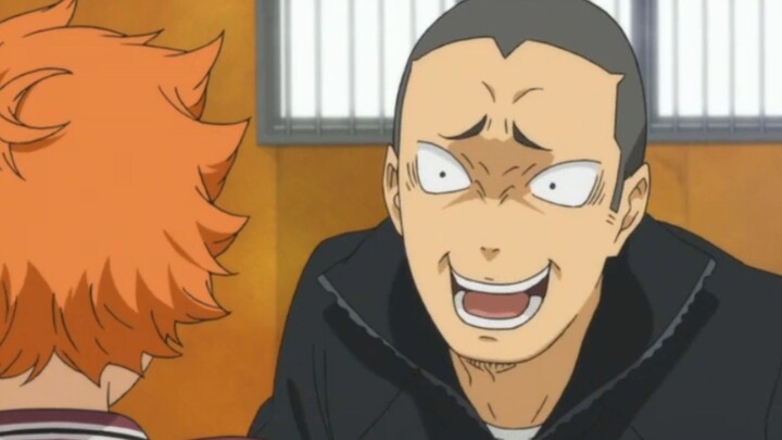 Menggambar Tanaka yg sedang mengejek dan meremehkan Hinata