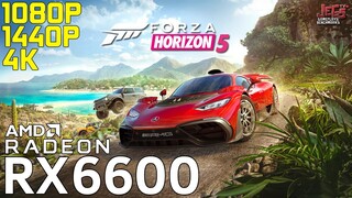 Forza Horizon 5 | RX 6600 | 1080p, 1440p, 4k benchmarks!