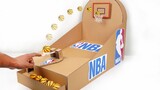[DIY Craft] Self-made basketball arcade with cardboard