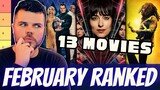 February 2024 Movies RANKED (Tier List)