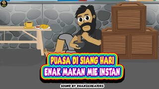 PUASA DI SIANG HARI ENAK MAKAN MIE INSTAN