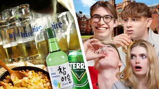 Cambridge Students try Soju for the first time!!