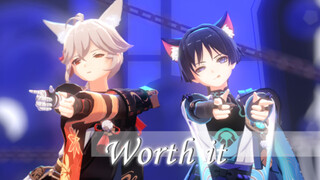 [Genshin Impact MMD]Fox x Cat~Đáng không?[Maplehara Manyo x Wanderer]