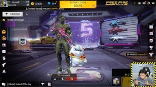 Random Match Kalau ketemu 1 tim 4 orang di free fire videonya selesai !!