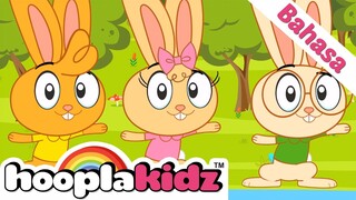 Lagu Anak Anak | Kelinci kecil | Lagu kelinci | HooplaKidz Bahasa