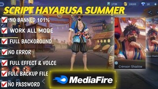 SCRIPT HAYABUSA SUMMER NO PASSWORD | NEW UPDATE PATCH TERBARU - MOBILE LEGENDS