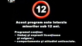 Pro TV_ avertizare sub 12 ani - 2003 (complet)