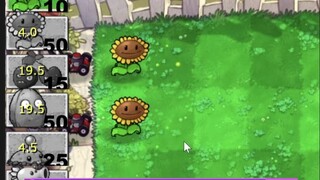 Turns out you can actually plant sunflowers in front in Plants vs. Zombies?