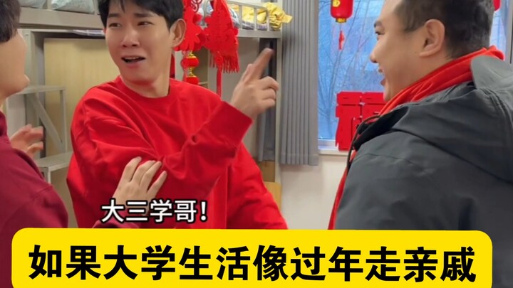 “If College Life Were Like Visiting Relatives During Chinese New Year”